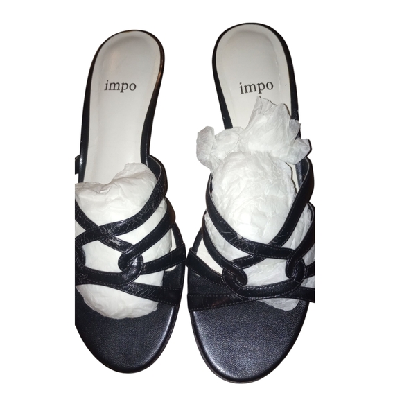 Impo Women's Black Slide Sandals - Picture 1 of 3